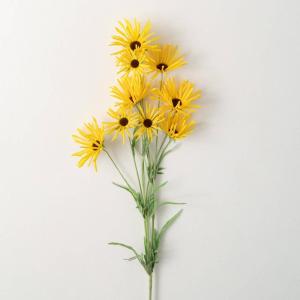 imageSullivans White Daisy Stem 38Inch Artificial Fake Flower Lifelike Centerpiece for Home Office Weddings and Gifts DcorYellow