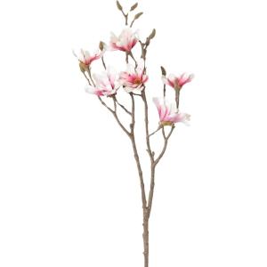 imageSullivans White Magnolia Stems Spray 335Inch Artificial Fake Flower Lifelike Centerpiece for Home Office Weddings and Gifts DecorLight Pink