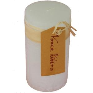 imageTimber Collection Pillar Candle  Cranberry 4quot by 8quotWhite