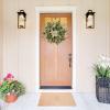 imageSullivans 2175 Inch Mixed Flower Wreath Spring and Summer Artificial Wreath Everyday Wreath Front Door Wreaths Indoor ampamp Outdoor Wreaths Door Entryway Porch DcorDaisy Marigold