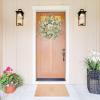 imageSullivans 2175 Inch Mixed Flower Wreath Spring and Summer Artificial Wreath Everyday Wreath Front Door Wreaths Indoor ampamp Outdoor Wreaths Door Entryway Porch DcorDaisy And Eucalyptus