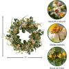 imageSullivans 2175 Inch Mixed Flower Wreath Spring and Summer Artificial Wreath Everyday Wreath Front Door Wreaths Indoor ampamp Outdoor Wreaths Door Entryway Porch DcorDaisy Marigold