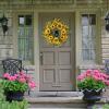 imageSullivans 2175 Inch Mixed Flower Wreath Spring and Summer Artificial Wreath Everyday Wreath Front Door Wreaths Indoor ampamp Outdoor Wreaths Door Entryway Porch DcorSunflower  Eucalyptus