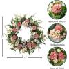 imageSullivans 2175 Inch Mixed Flower Wreath Spring and Summer Artificial Wreath Everyday Wreath Front Door Wreaths Indoor ampamp Outdoor Wreaths Door Entryway Porch DcorMixed Flower