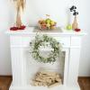 imageSullivans 2175 Inch Mixed Flower Wreath Spring and Summer Artificial Wreath Everyday Wreath Front Door Wreaths Indoor ampamp Outdoor Wreaths Door Entryway Porch DcorDaisy And Eucalyptus