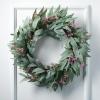 imageSullivans 25 Inch Blade Eucalyptus Wreath Spring and Summer Artificial Wreath Everyday Wreath Front Door Wreaths Indoor ampamp Outdoor Wreaths Door Entryway Porch Dcor