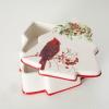 imageSullivans Ceramic Christmas Cardinal Tree Candy Treat Box Christmas Cookie Container for Countertops Makes the Perfect Kitchen Gift