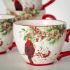 imageSullivans Ceramic Christmas Christmas Cardinal Mug Set of 4 Holiday Hot Chocolate Coffee Latte Tea Cups Perfect for Holiday Gifts