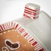 imageSullivans Ceramic Christmas Gingerbread House Cookie Jar Christmas Cookie Container for Countertops Makes the Perfect Kitchen Gift