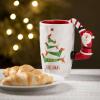 imageSullivans Ceramic Christmas Santa Handled Christmas Mug Holiday Hot Chocolate Coffee Latte Tea Cups Perfect for Holiday Gifts