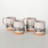 imageSullivans Ceramic Christmas Woodland Mugs Set of 4 Holiday Hot Chocolate Coffee Latte Tea Cups Perfect for Holiday Gifts