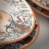 imageSullivans Ceramic Christmas Woodland Snack Plates Set of 4 Appetizer Dessert Salad and Pasta Holiday Dinnerware Dishes