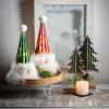 imageSullivans White Snowy Christmas Village Design Table Runner Boho Farmhouse Burlap Linen Style Rustic Kitchen Table Decor