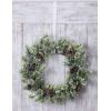 imageSullivans Wreath Door Hanger Wreath Hangers for Front Door 14quot Black Metal Over The Door Hook for Christmas Wreaths Holder Seasonal Dcor DOT113White
