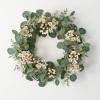 imageSullivans 22 Inch Eucalyptus and Sage Wreath Spring and Summer Artificial Wreath Everyday Wreath Front Door Wreaths Indoor ampamp Outdoor Wreaths Door Entryway Porch DcorEWWR