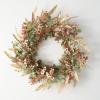 imageSullivans 24 Inch Leaf and Flower Wreath Spring and Summer Artificial Wreath Everyday Wreath Front Door Wreaths Indoor ampamp Outdoor Wreaths Door Entryway Porch DcorLeaf  Flower
