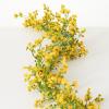 imageSullivans 5 ft Yellow Wildflower Garland Artificial Greenery Decor for All Seasons Perfect for Weddings Fireplace Mantels Dining and Living RoomsYellow Wildflower