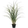 imageSullivans Artificial Potted Grass 33quot H Green Everyday Home Decor Artificial Plants Indoor Artificial Greenery Room Kitchen Office ampamp Bathroom Dcor Fake Plants