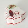 imageSullivans Ceramic Christmas Cardinal Tree Candy Treat Box Christmas Cookie Container for Countertops Makes the Perfect Kitchen Gift