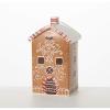 imageSullivans Ceramic Christmas Gingerbread House Cookie Jar Christmas Cookie Container for Countertops Makes the Perfect Kitchen Gift