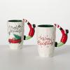 imageSullivans Ceramic Christmas Merry Christmas Mug Set of 2 Holiday Hot Chocolate Coffee Latte Tea Cups Perfect for Holiday Gifts