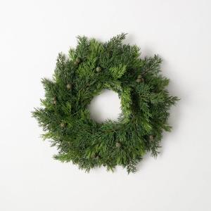 imageSullivans 19quot Lush Cypress and Berry Wreath Green Winter Wreaths for Front Door Christmas Dcor Christmas Wreaths Indoor or Outdoor Wreaths19 Inch