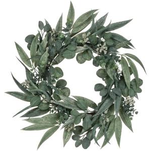 imageSullivans 22 Inch Eucalyptus and Sage Wreath Spring and Summer Artificial Wreath Everyday Wreath Front Door Wreaths Indoor ampamp Outdoor Wreaths Door Entryway Porch DcorCEUCWR
