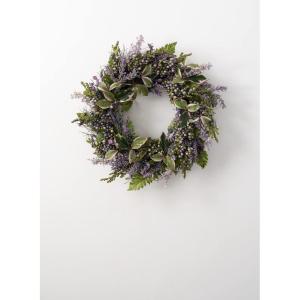 imageSullivans 22 Inch Vine Wreath Spring and Summer Artificial Wreath Everyday Wreath Front Door Wreaths Indoor ampamp Outdoor Wreaths Door Entryway Porch DcorLavender