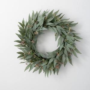 imageSullivans 25 Inch Blade Eucalyptus Wreath Spring and Summer Artificial Wreath Everyday Wreath Front Door Wreaths Indoor ampamp Outdoor Wreaths Door Entryway Porch Dcor