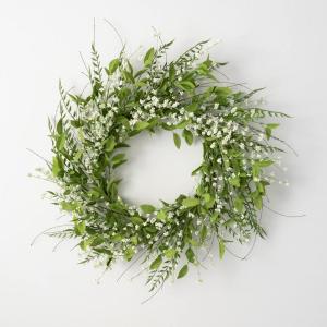 imageSullivans 28 Inch Leaf and Berry Wreath Spring and Summer Artificial Wreath Everyday Wreath Front Door Wreaths Indoor ampamp Outdoor Wreaths Door Entryway Porch Dcor
