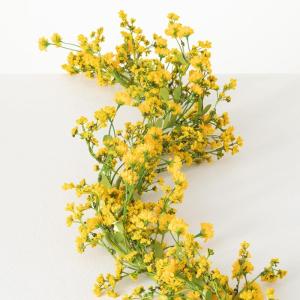 imageSullivans 5 ft Yellow Wildflower Garland Artificial Greenery Decor for All Seasons Perfect for Weddings Fireplace Mantels Dining and Living RoomsYellow Wildflower