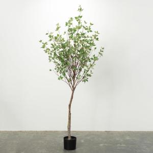 imageSullivans 72 Inch Mountain Leaf Potted Tree Everyday Artificial Trees Fake Indoor Tree Artificial Greenery Dcor Living Room Office Entryway Home Dcor