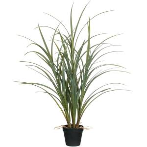imageSullivans Artificial Potted Grass 33quot H Green Everyday Home Decor Artificial Plants Indoor Artificial Greenery Room Kitchen Office ampamp Bathroom Dcor Fake Plants