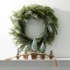 imageSullivans 28quot Frosted Green Cedar Wreath Artificial Greenery Flowers Everyday Seasonal Wreaths Indoor ampamp Outdoor Wreaths for Front Door Entryway Porch DcorNorfolk Island