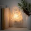 imageSullivans 5quot H Ice Skating Snowman Nightlight Multicolored  for Bathroom Bedroom Holiday DecorationsAngel