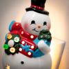 imageSullivans 5quot H Ice Skating Snowman Nightlight Multicolored  for Bathroom Bedroom Holiday DecorationsPresent Snowman