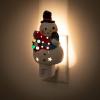 imageSullivans 5quot H Ice Skating Snowman Nightlight Multicolored  for Bathroom Bedroom Holiday DecorationsPresent Snowman
