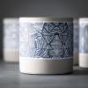 imageSullivans Abstract Cement Pot  Set of 4 Indoor Planter Pot Kitchen Living Room and Office Home Dcor