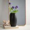 imageSullivans Black Ceramic Vase Black Flower Vases Home Dcor 9 Tall Black Vase Modern Flower Vase for Centerpieces Living Room Decor CM3116Black