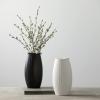 imageSullivans Black Ceramic Vase Black Flower Vases Home Dcor 9 Tall Black Vase Modern Flower Vase for Centerpieces Living Room Decor CM3116White