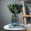imageSullivans Black Smoked Ribbed Glass Vase Flower Vase for Modern Home Decor Minimalist Glass Vase for Shelf and Table Vases for Centerpieces Living Room Bedroom Kitchen and Office Decor G8479Gray