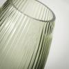 imageSullivans Black Smoked Ribbed Glass Vase Flower Vase for Modern Home Decor Minimalist Glass Vase for Shelf and Table Vases for Centerpieces Living Room Bedroom Kitchen and Office Decor G8479Green