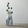 imageSullivans Black Smoked Ribbed Glass Vase Flower Vase for Modern Home Decor Minimalist Glass Vase for Shelf and Table Vases for Centerpieces Living Room Bedroom Kitchen and Office Decor G8479Gray