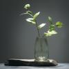 imageSullivans Black Smoked Ribbed Glass Vase Flower Vase for Modern Home Decor Minimalist Glass Vase for Shelf and Table Vases for Centerpieces Living Room Bedroom Kitchen and Office Decor G8479Green