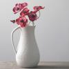 imageSullivans Ceramic Pitcher Vase With Handle Vases For Flowers Modern White Vases for Home Decor Vases for Real or Fake Flowers Living Room Bedroom and Office Decor Vase For Centerpieces CM3118