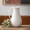 imageSullivans Ceramic Pitcher Vase With Handle Vases For Flowers Modern White Vases for Home Decor Vases for Real or Fake Flowers Living Room Bedroom and Office Decor Vase For Centerpieces CM3118