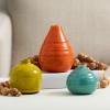 imageSullivans Ceramic Vase Set 3 Small Matte Black Vases Modern Home Dcor Modern Farmhouse Ideal Shelf Dcor Centerpieces Table Dcor Bookshelf Mantle CM3084Aqua  Orange  Green