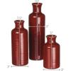 imageSullivans Ceramic Vase Set Modern Home Decor Decorative Vase Vases for Your Kitchen Bedroom Office Living Room Bathroom ampamp Shelf Decor Centerpiece Table Decorations Small Vases CM3038Red