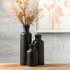 imageSullivans Ceramic Vase Set Modern Home Decor Decorative Vase Vases for Your Kitchen Bedroom Office Living Room Bathroom ampamp Shelf Decor Centerpiece Table Decorations Small Vases CM3038Matte Black