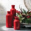 imageSullivans Ceramic Vase Set Modern Home Decor Decorative Vase Vases for Your Kitchen Bedroom Office Living Room Bathroom ampamp Shelf Decor Centerpiece Table Decorations Small Vases CM3038Red